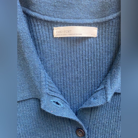 OAK + FORT long button up cardigan excellent condition Medium - Picture 2 of 7